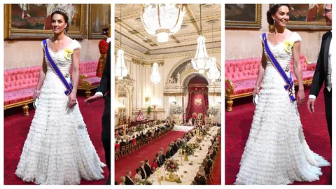 Rochia Ducesei de Cambridge nu a fost cea mai bună alegere la Dineul Regal