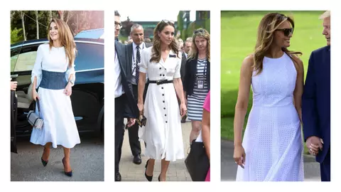 Rania, Kate sau Melania? Cui îi stă mai bine în alb?