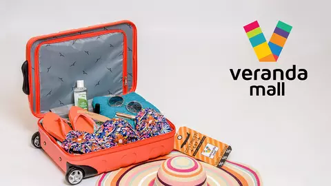 Valiza de vacanță Veranda Mall este plină cu reduceri vara aceasta