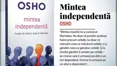 ”Osho. Mintea independentă” | RECOMANDARE DE CARTE