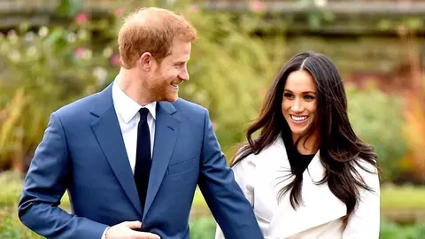 Meghan Markle și prințul Harry au publicat o fotografie nouă din ziua nunții lor