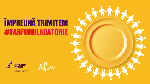 [Dă binele mai departe] Eroii din prima linie au nevoie de sprijinul nostru! Yellow.Menu și Impetum Group inițiază campania #farfuriiladatorie, oferind gratuit o masă caldă pentru personalul medical din Capitală