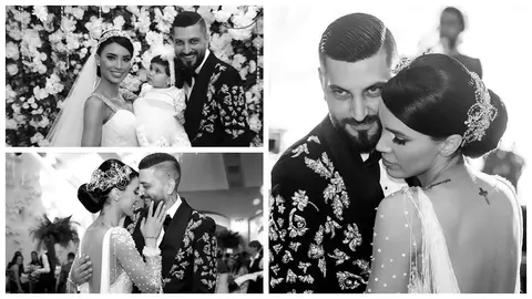 Cele mai frumoase fotografii de la nunta Adelinei Pestrițu cu Virgil Șteblea! Perechea a aniversat 3 ani de relație