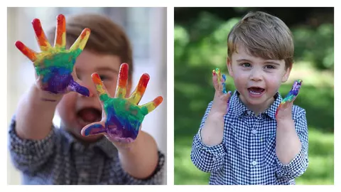 Prințul Louis a împlinit 2 ani! Noi portrete cu mezinul Ducilor de Cambridge au fost publicate