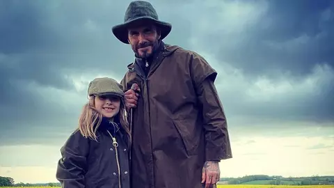 Fiica lui David Beckham a împlinit 9 ani! Ce frumoasă este Harper!