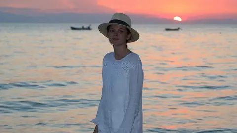 Anca Lungu, în costum de baie în vacanță pe litoralul grecesc
