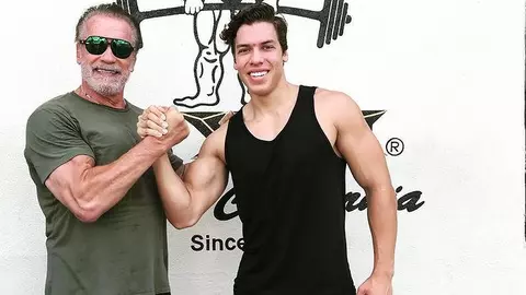 Fiul lui Arnold Schwarzenegger, Joseph Baena, la primul său film