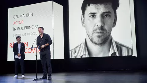 Cel mai bun actor de teatru premiat de UNITER și-a început discursul cu o înjurătură