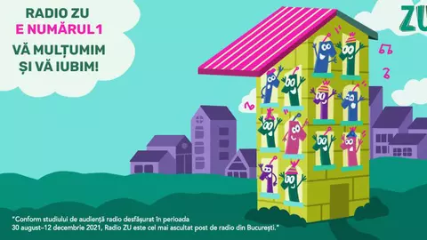 Radio ZU crește în audiențe. 2 milioane de români ascultă zilnic ZU