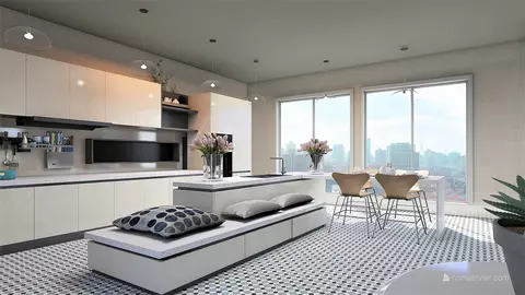 Cum pot să fac bucătărie open-space într-un apartament?
