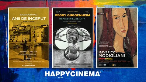 Seria documentarelor de artă revine la Happy Cinema! Dalí, Modigliani și Guggenheim pe marele ecran