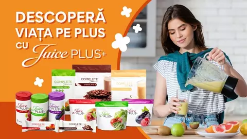 Juice Plus+, ajutorul tău zilnic în completarea aportului de fructe și legume 