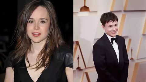 Apariția neașteptată a lui Ellen Page, actrița care a devenit Elliot Page. E tuns scurt și poartă costume bărbătești