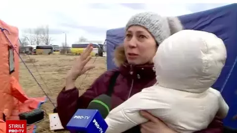 Mărturia în lacrimi a unei mame din Ucraina refugiată în România: „Nu înțeleg cu ce a greșit poporul meu Rusiei”