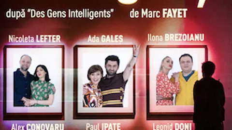 "Niște oameni inteligenți", cu Leonid Doni, Ada Galeș, Paul Ipate, Alex Conovaru, Nicoleta Lefter