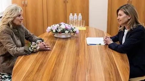 Jill Biden și Olena Zelenska s-au întâlnit în Ucraina