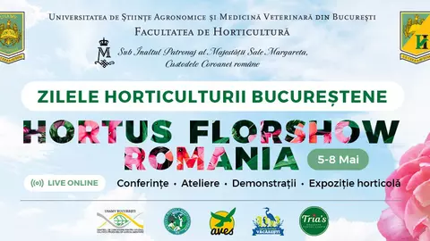 În perioada 5-8 mai 2022 sunteți așteptați la  Zilele Horticulturii Bucureștene