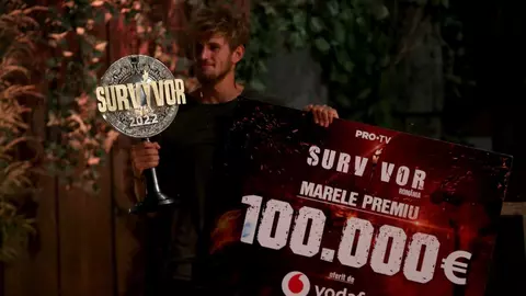 Alex Delea a câștigat „Survivor România” 2022. Primele declarații: „Sunt cel mai bucuros om din lume”