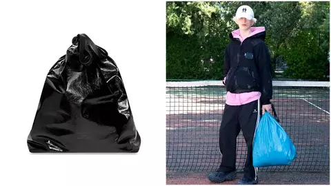 Cât costă geanta care imită cu un sac de gunoi. Casa de modă a stârnit controverse cu produsul