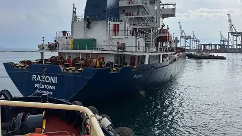 Razoni, prima navă care a plecat cu cereale din Ucraina