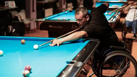 Sport în scaun cu rotile: Competiția Națională de Biliard în Scaun Rulant 