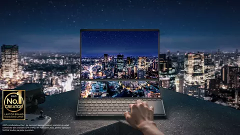 Zenbook Pro 14 Duo OLED (UX8402): imagini care nu se disting de realitate grație tehnologiei OLED