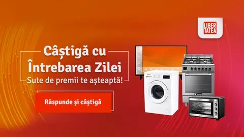 Participă la concursul “Câștigă cu Întrebarea Zilei” și poți câștiga o mulțime de premii