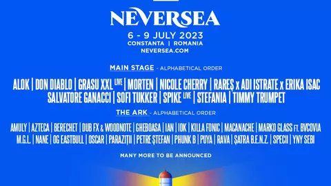 Alok, Morten, Don Diablo, Salvatoare Ganacci, Timmy Trumpet și duo-ul Sofi Tukker vor ajunge la vară la Festivalul Neversea