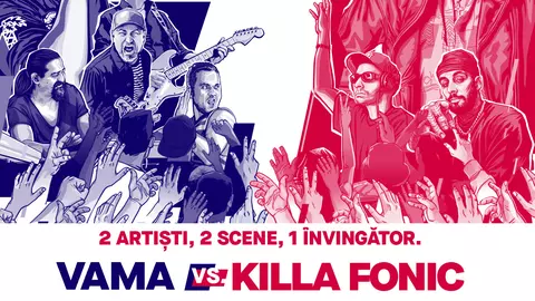 2 artiști. 2 scene. 1 singur învingător:Vama intră în luptă cu Killa Fonic pentru trofeul Red Bull SoundClash 2023