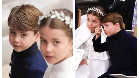 Prinţul Louis a furat toate privirile la Încoronarea Regelui Charles. A făcut spectacol în timpul ceremoniei de la Westminster Abbey