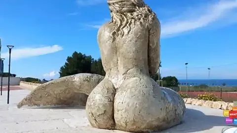 O statuie a unei sirene, în Italia, provoacă valuri de critici: și sirenele au silicoane?