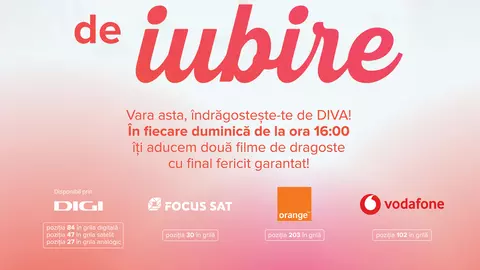 Vara asta, îndrăgostește-te de DIVA, în fiecare duminică de la ora 16:00