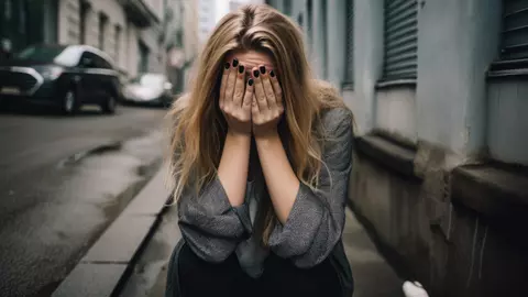 Gestul făcut de o fetiță în timp ce mama ei se lupta cu un atac de panică
