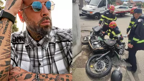 CRBL, primele declarații după ce a făcut accident de motocicletă: „Încă sunt sub supraveghere medicală”