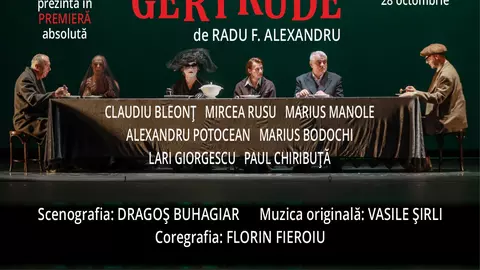  Silviu Purcărete  montează la TNB, în premieră absolută,  GERTRUDE de Radu F. Alexandru