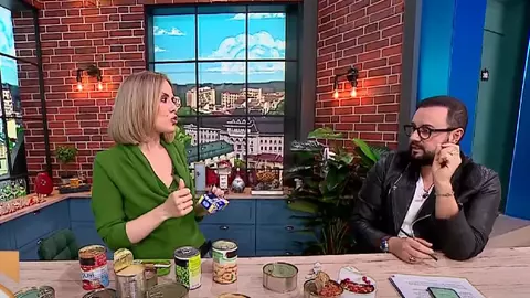Cătălin Măruță și Mihaela Bilic s-au contrazis la TV, după ce nutriționista a recomandat conservele: „Cei de la Comisia Europeană spun că sunt toxice. Sunt nebuni?”