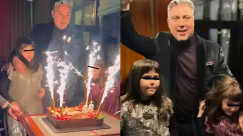 Alexandru Ciucu, petrecere alături de fetițele sale, fără Alina Sorescu. Cum au apărut Raisa și Carolina la ziua tatălui lor