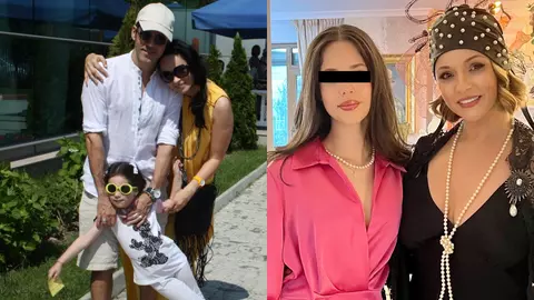 Pactul pe care Andreea Marin și Ștefan Bănică l-au făcut după divorț. Fiica lor, Violeta, este la mijloc