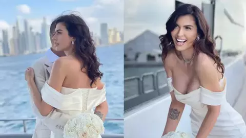 Mădălina Pamfile s-a căsătorit, în mare secret, în Dubai. Primele imagini de la eveniment. Cum arată rochia de mireasă?