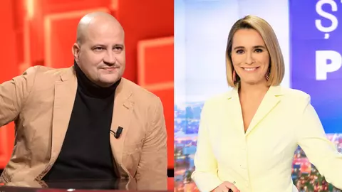 Șerban Huidu și Andreea Esca au stat de vorbă după ce el a difuzat imagini la „Cronica Cârcotașilor” cu ea înjurând: „Nu e o problemă atât de mare”