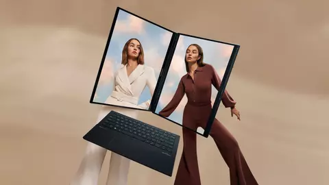 Experimentează o lume a posibilităților cu ASUS Zenbook Duo: laptopul dual-screen care redefinește portabilitatea și performanța