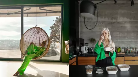 Cum arată apartamentul pe un etaj întreg în care locuiește Alina Ceușan. Locuința de lux a vedetei e în Cluj-Napoca