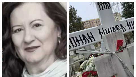 Oana Roman i-a făcut parastas mamei sale. Ce a găsit la mormântul Mioarei Roman la 9 zile de la trecerea ei în neființă