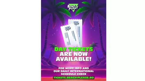 Ai din nou ocazia să îi vezi pe Anitta și Travis Scott la cel mai accesibil preț din lume! BEACH, PLEASE! repune în vânzare o serie nouă de abonamente de cinci zile, Acces general
