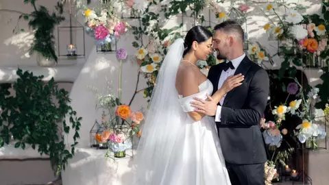 Vlad Gherman și Oana Moșneagu s-au căsătorit. Primele imagini de la nuntă