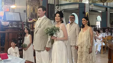 Anca Lungu s-a căsătorit în Grecia. Primele imagini de la nunta fostei prezentatoare TV