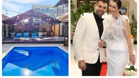 Imagini cu vila din Pipera scoasă la vânzare de Brigitte Pastramă. Cere peste 800.000 de euro pe casă, care are și piscină exterioară și jacuzzi
