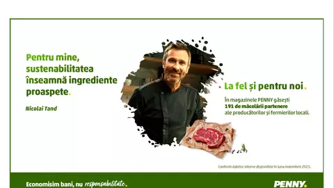 Sortiment sustenabil: 3RO și produse proaspete, din zonă, pe rafturile magazinelor PENNY