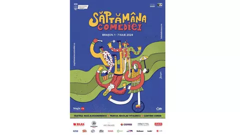 Teatru, muzică, film și o expoziție inedită, în weekend, la festivalul Săptămâna Comediei din Brașov