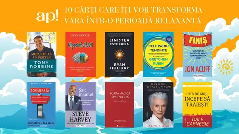 10 cărți care îți vor transforma vara într-o perioadă relaxantă